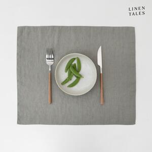 Textil tányéralátét 35x45 cm Khaki – Linen Tales