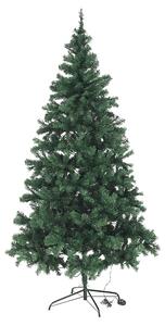 KONDELA Karácsonyfa fényekkel, zöld, 220cm, LED450, CHRISTMAS TYP 5