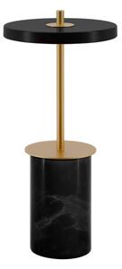 Fekete márvány LED dimmelhető asztali lámpa fém búrával (magasság 25,5 cm) Asteria Move Mini – UMAGE