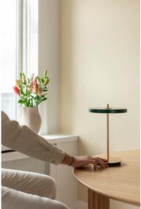 Zöld LED dimmelhető asztali lámpa fém búrával (magasság 31 cm) Asteria Move – UMAGE