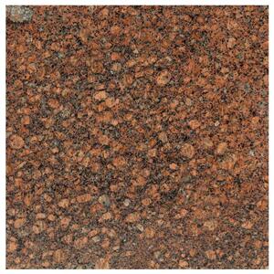 VidaXL piros márvány textúrájú valódi kő dohányzóasztal 60x60x35 cm