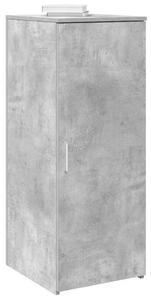 Tároló szekrény betonszürke 40x45x103,5 cm szerelt fa
