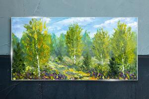 Üvegkép Erdőfestés