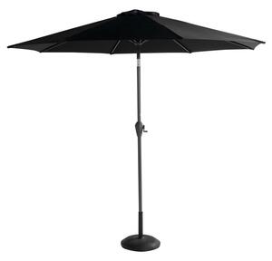 Fekete napernyő ø 270 cm Sunline – Hartman