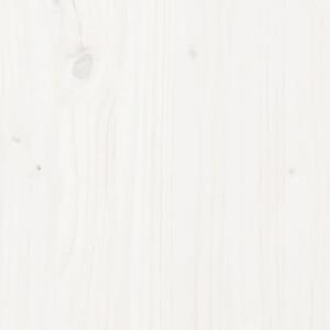 VidaXL fehér tömör fenyőfa kerti asztal 82,5 x 82,5 x 76 cm