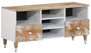 Tömör mangófa TV-szekrény100x33,5x46 cm