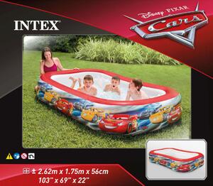 INTEX többszínű autómintás úszómedence 262 x 175 x 56 cm
