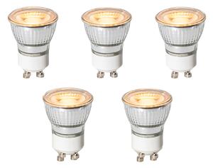 5 darabos GU10 3 lépésben dimmelhető LED izzókészlet 35 mm 4W 200 lm 2200K