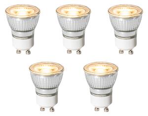 5 darabos GU10 3 lépésben dimmelhető LED izzókészlet 35 mm 4W 220 lm 2700K
