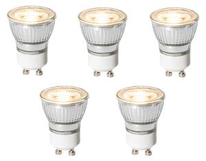 5 darabos GU10 3 lépésben dimmelhető LED izzókészlet 35 mm 4W 220 lm 3000K