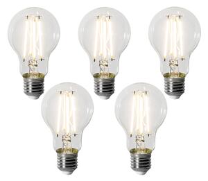 5 darabos E27 dimmelhető LED izzókészlet A60 8W 900 lm 3000K