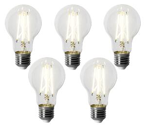 5 darabos E27 dimmelhető LED izzókészlet A60 6W 500 lm 4000K