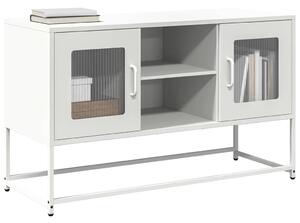 Fehér acél TV-szekrény 100,5x39x60,5 cm