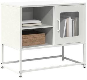 Fehér acél TV-szekrény 68 x 39 x 60,5 cm
