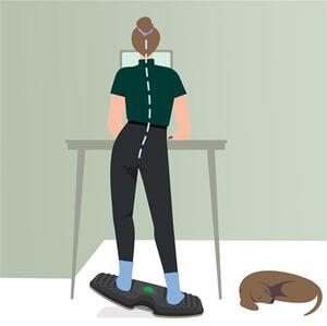 Egyensúlyozó deszka, ergonómiai, LEITZ Ergo Active (E65870089)