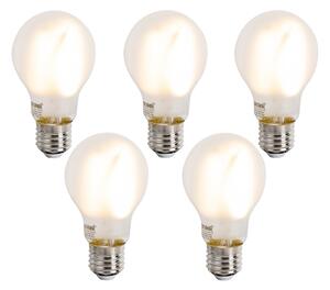 5 db Okos E27 Dimmelhető LED Izzó A60 Matt 7W 806lm 2700-6500K