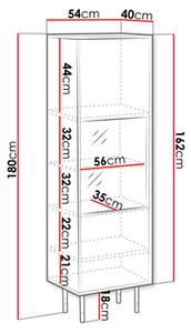 Vitrin Mediana 54 (fekete + arany)