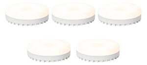5 darabos Smart GX53 dimmelhető LED izzókészlet, opál, 9W, 806 lm, 2700-6500K