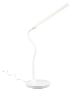 Fehér LED asztali lámpa (magasság 38 cm) Toro – Trio