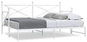 Fehér kanapéágy fiókkal matrac nélkül 75x190 cm