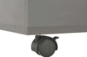 VidaXL magasfényű szürke forgácslap dohányzóasztal 60 x 60 x 35 cm