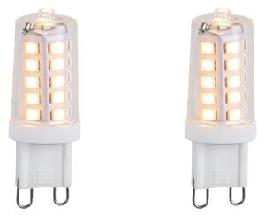 2 db G9 dimmelhető LED izzó szett 3,2W 250lm 2200K