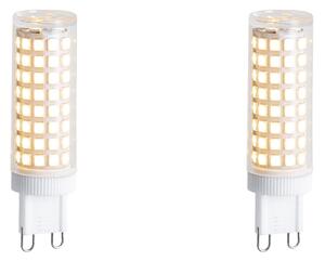 2 db G9 dimmelhető LED izzó készlet 5,5W 500 lm 2700K