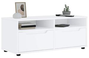 VISNES fehér szerelt fa TV-szekrény 100x40x38 cm
