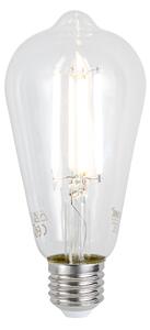 E27 dimmelhető LED izzó ST64 átlátszó 7W 806 lm 2700-6500K Zigbee