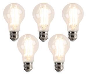 5 darabos E27-es dimmelhető LED izzókészlet A60 7,6W 780 lm 2700K