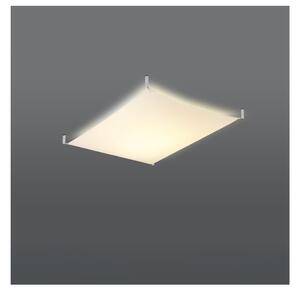 Fehér mennyezeti lámpa textil búrával 80x105 cm Viva – Nice Lamps