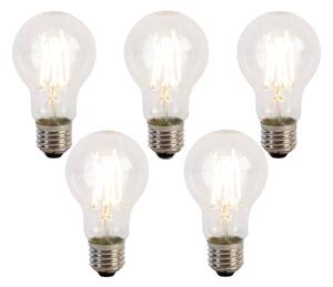 5 darabos készlet E27 3 lépésben dimmelhető LED izzók A60 5W 700 lm 2700K