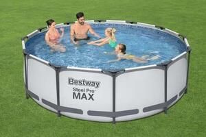 Bestway Steel Pro Max 366x100cm Fémvázas medence vízforgatóval, s