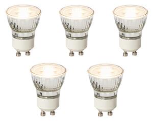 5 darabos GU10 dimmelhető LED izzókészlet 35mm 4W 200 lm 2700K