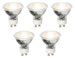 5 db GU10 dimmelhető LED izzó szett 4W 310lm 3000K