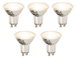 5 db GU10 dimmelhető LED izzó szett 8W 650lm 2700K