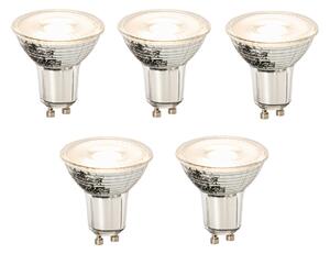 5 db GU10 dimmelhető LED izzó szett 8W 660lm 3000K