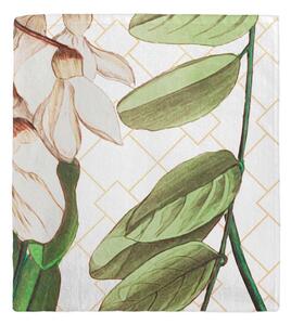 Fehér fürdőlepedő 70x150 cm Blooming – Happy Friday