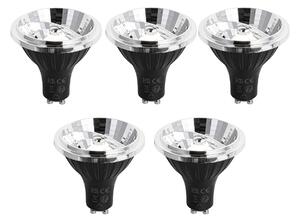 5 darabos GU10 dimmelhető LED izzó készlet 70mm 6.5W 600LM 4000K