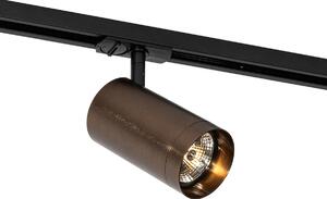 Modern sötét bronz spot lámpa sínrendszerhez, 1 fázisú, 70 mm - Iconic Jeana Luxe