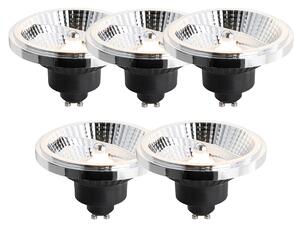 5 darabos GU10 dimmelhető LED izzó készlet 111mm 10.5W 770lm 2700K