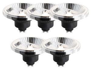 5 darabos GU10 dimmelhető LED izzó készlet 111mm 10.5W 770lm 3000K