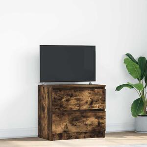 Füstös tölgy színű szerelt fa TV-szekrény 60x35x54 cm