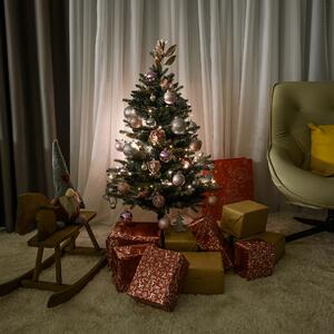 KONDELA 3D karácsonyfa, 108 cm, zöld, CHRISTMAS TYP 8