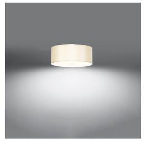 Fehér mennyezeti lámpa textil búrával ø 30 cm Herra – Nice Lamps