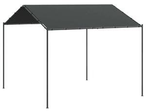 Acél Pavilon - Kerti Sátor - 3x3m - Antracitszürke