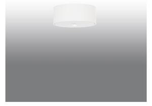 Fehér mennyezeti lámpa textil búrával ø 30 cm Herra – Nice Lamps