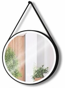 Kerek LED tükör szíjon függesztve 70 cm 104