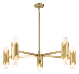Elstead lighting klasszikus csillár marvele sárgaréz opál elsmarvele10-ab-opal