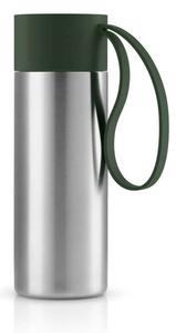 Zöld-ezüstszínű termobögre 350 ml – Eva Solo
